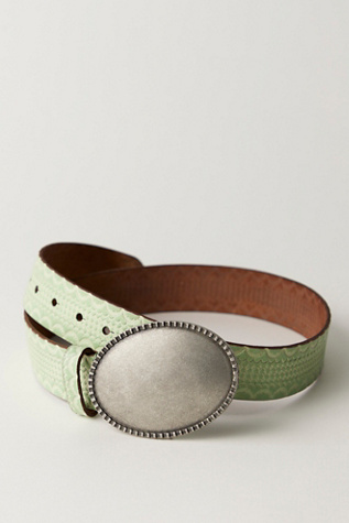 Duke Concho Belt By FP Collection At Free People In Sweet Mint, Size: XS/S