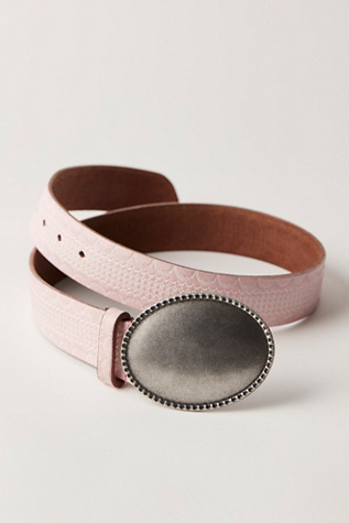 Duke Concho Belt by FP Collection at Free People in Petal Pink, Size: S/M