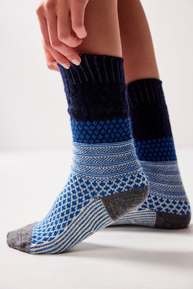 Smartwool Popcorn Cable Crew women's sock - Village Sock Shop