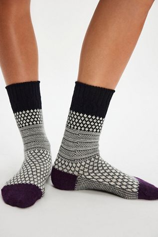 Smartwool Popcorn Cable Crew Socks