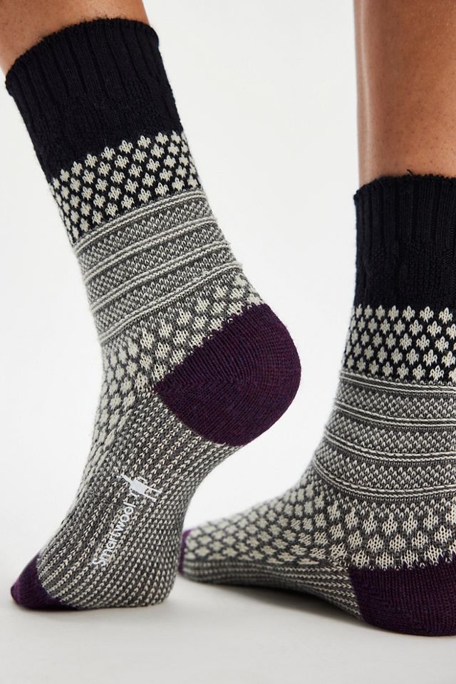 Smartwool Popcorn Cable Crew Socks #1