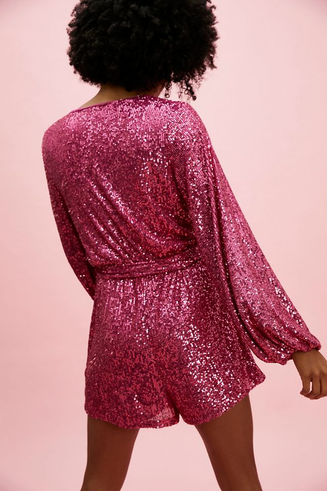 Christa Sequin Romper