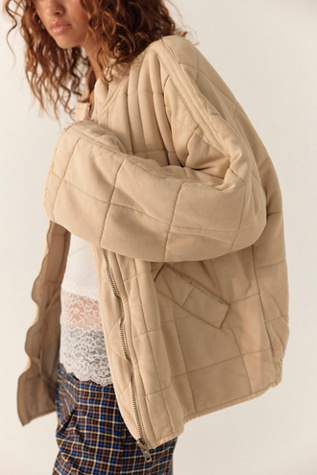 Dolman Quilted Knit Jacket