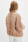 Dolman Quilted Knit Jacket