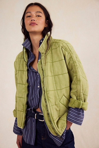 Dolman Quilted Knit Jacket