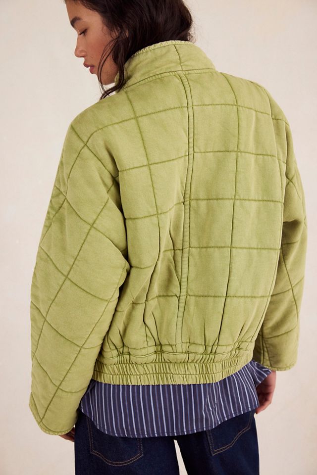 Dolman Quilted Knit Jacket #1