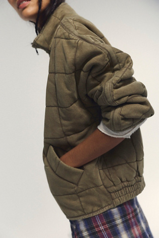 Veste en tricot matelassé Dolman
