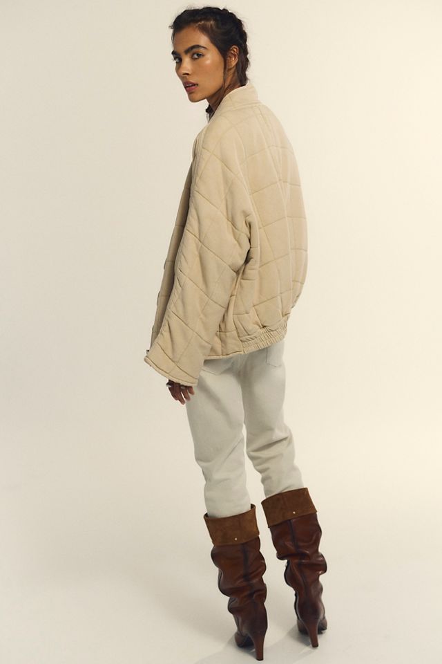 Dolman Quilted Knit Jacket #2