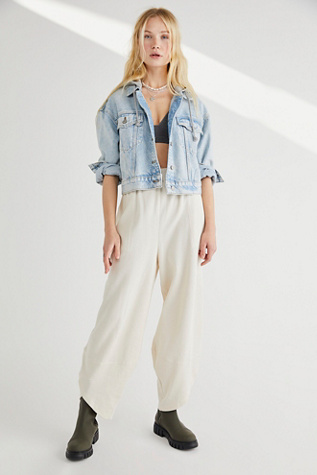 Leo Trousers by free-est at Free People in Almond Milk, Size: Large