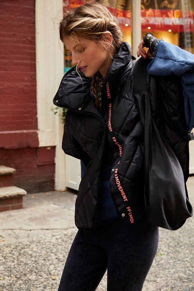 Chill Out Packable Puffer Poncho Scarf #2