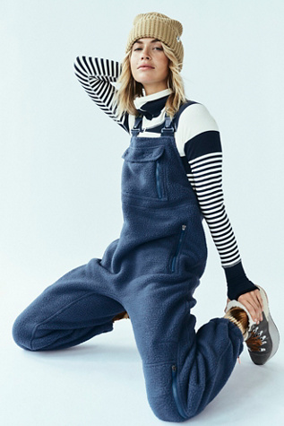 Hit The Slopes Salopette by FP Movement at Free People in Navy, Size: Medium