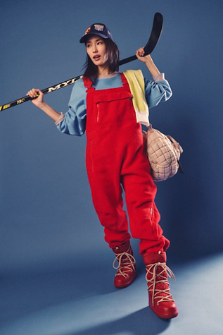 Free people Hit The Slopes Printed Salopette オーバーオール Free People Hit The Slopes Printed Salopette/Black Fairisle