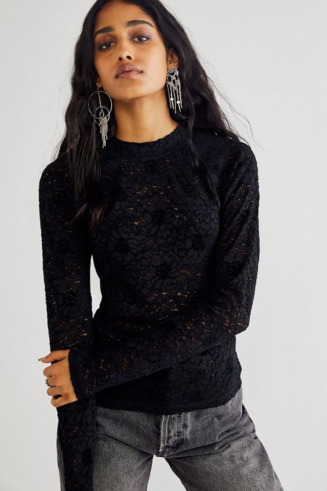 Cloud Ride Lace Crew Long Sleeve