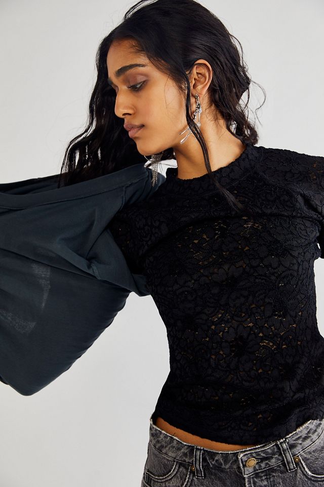 Cloud Ride Lace Crew Long Sleeve #3