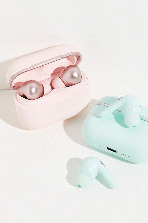 Happy Plugs Air1 Zen Wireless Headphones In Pink Gold