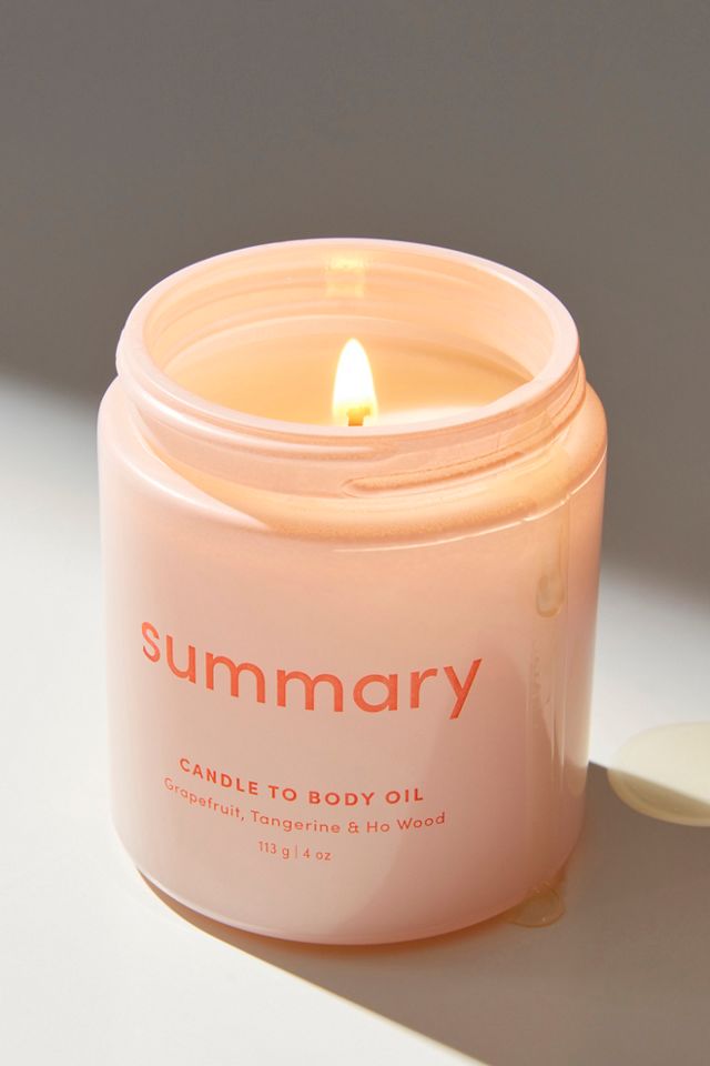 Summary Candle To Body Oil #4