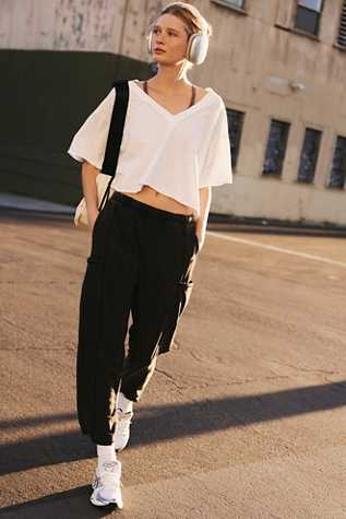 Hot Shot Pants by FP Movement at Free People, Washed Black, M