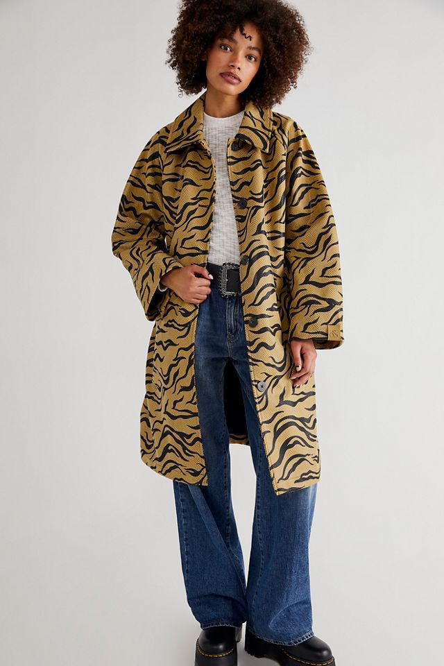 Printed Water Repellant Coat