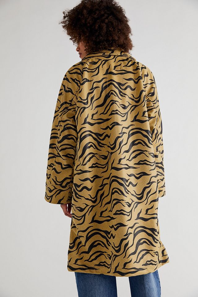 Printed Water Repellant Coat #1