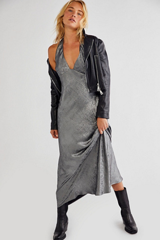 free people grey dress