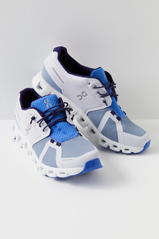 On Cloud 5 Push Sneakers In Lavender / Chambray