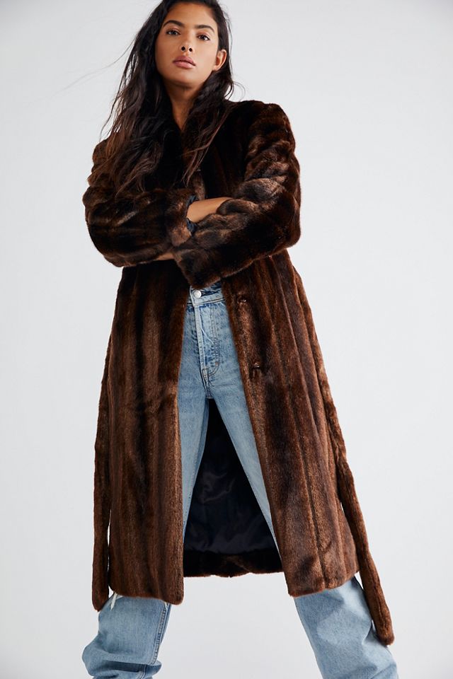 Eklonis Faux Fur Coat | Free People UK