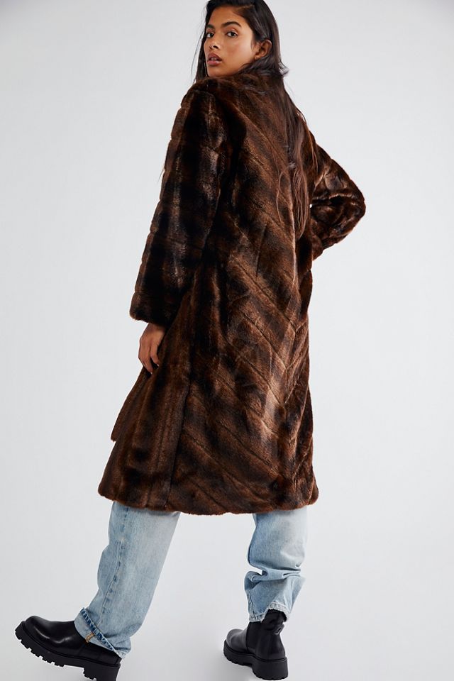 Eklonis Faux Fur Coat #1