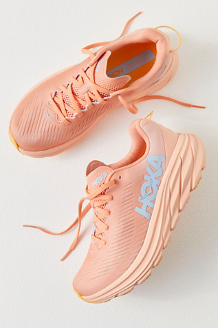 Hoka Rincon 3 Sneakers In Shell Coral / Peach Parfait