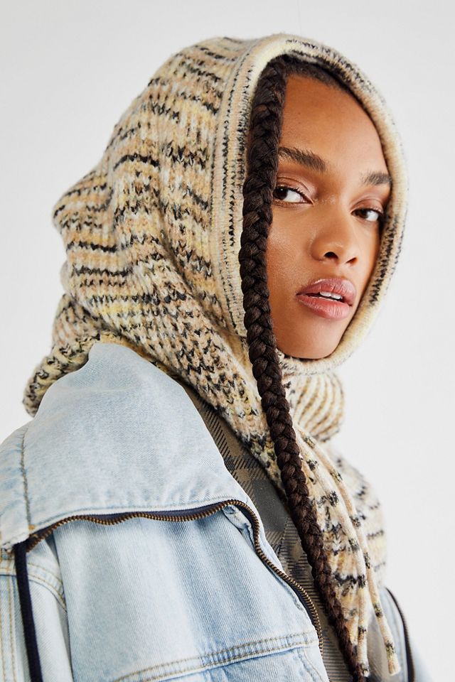 Free People Cosmic Hooded Cowl. Free Bernat Crohoodie Crochet Hood & Cowl Combo Pattern +  main image 3