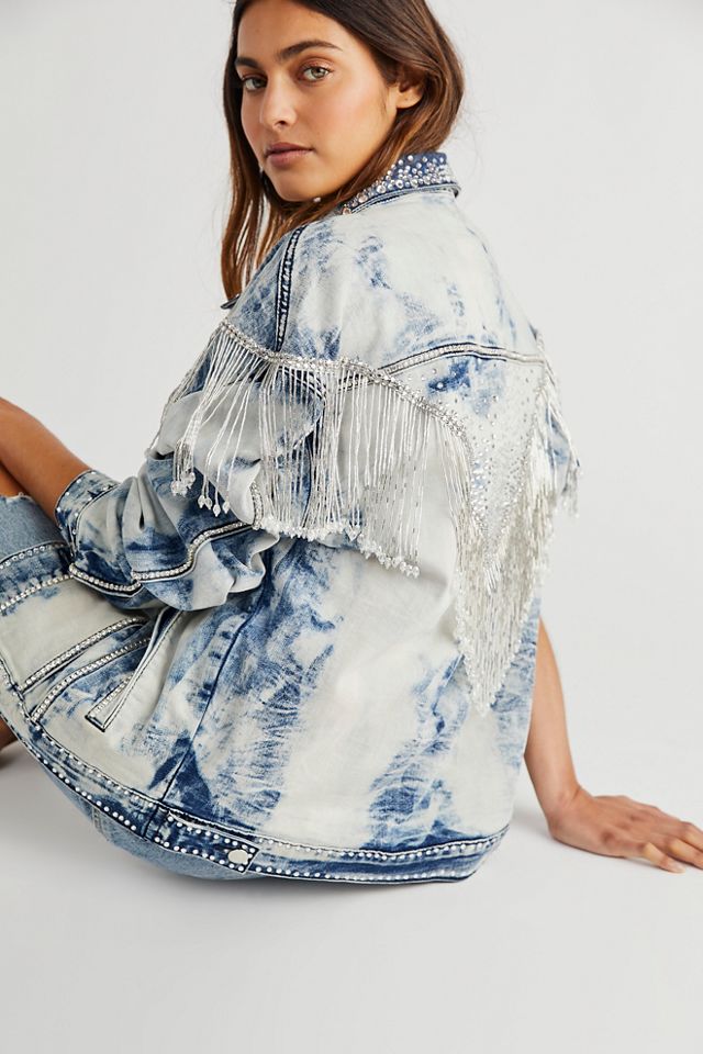 Free people store ramona denim jacket