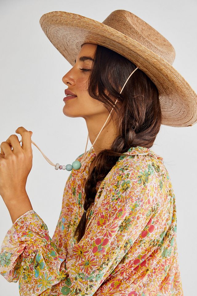 Free People Lack Of Color Western Desert Palma Cowboy
Hat Sz S/M Palma Cowboy - Straw Cowboy Hat in Natural | Lack of Color [US] main image 3