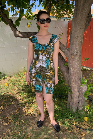Vintage 1980s Contempo Casual Tropical Dress Selected by FernMercantile |  Free People