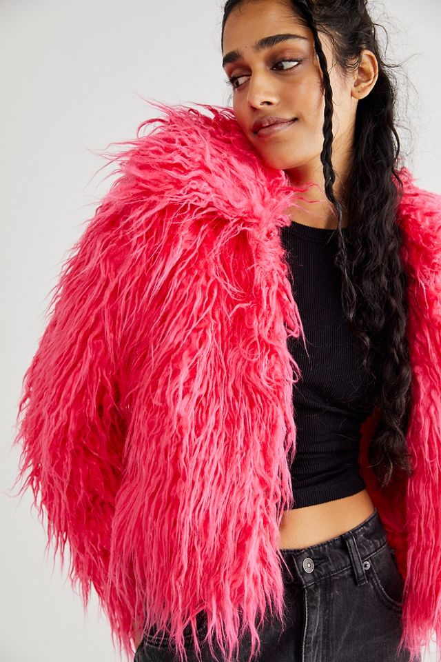 Free people faux fur on sale coats