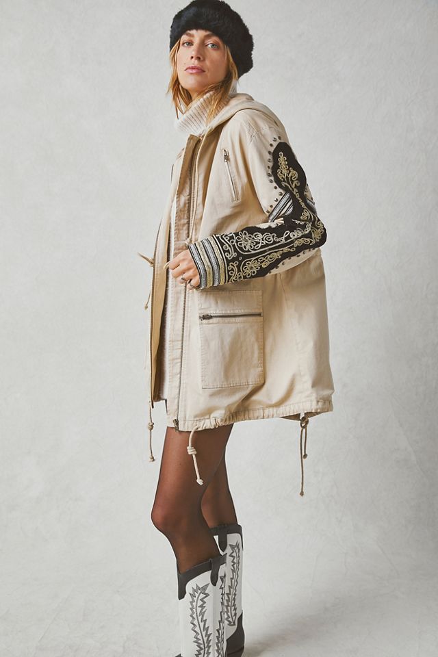 Free people golden 2025 quills jacket