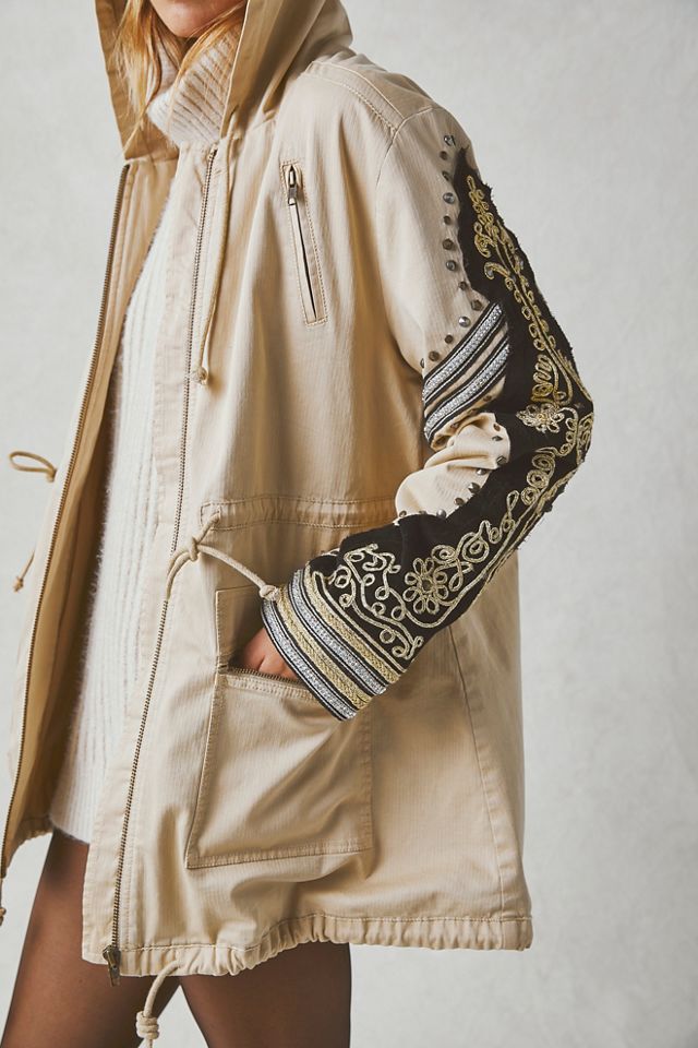 We The Free Embellished Military Jacket #3