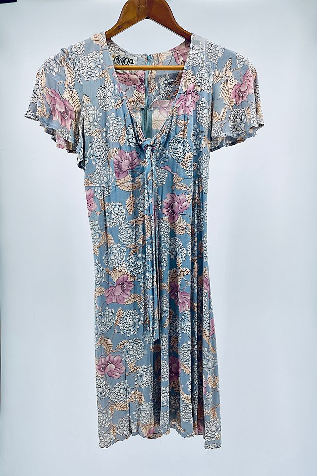 Vintage 70's Chrysanthemum Dress Selected by Atlantic Vintage