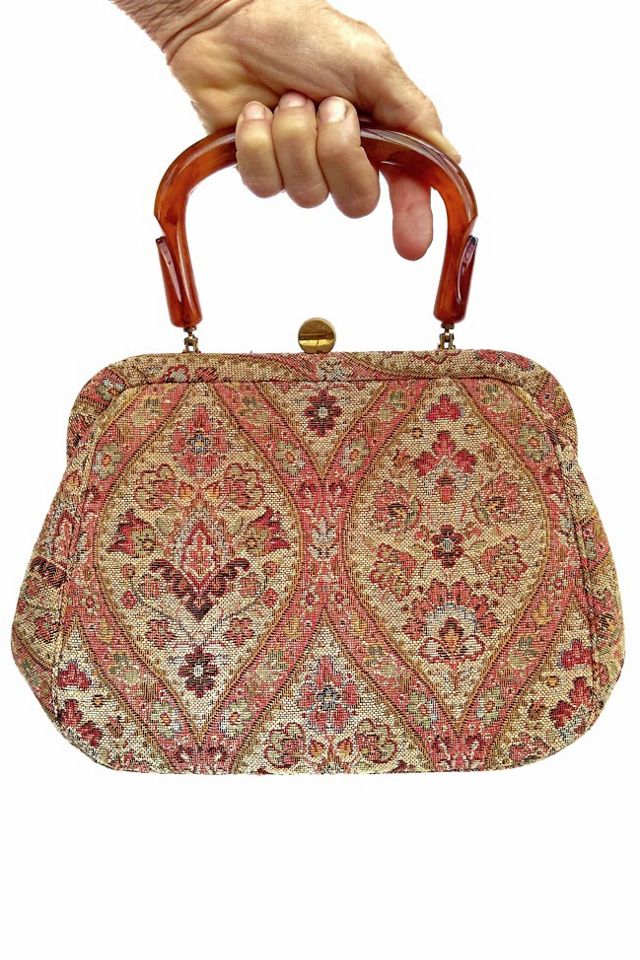Morris Moskowitz Vintage Taffeta Silk Handbag