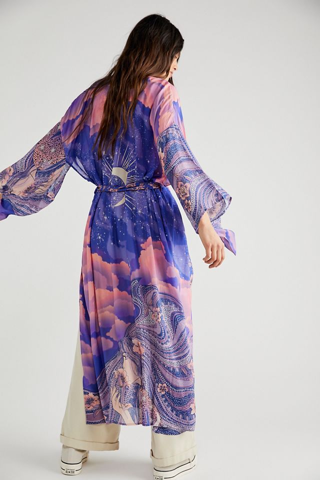Maxi kimono Luna #1