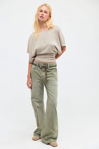 Jeans à jambe large Charlee Driftwood