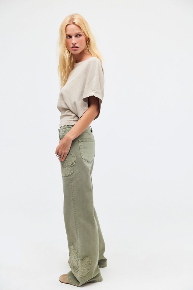Driftwood Charlee Wide-Leg Jeans #2