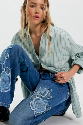 Driftwood Charlee Wide-Leg Jeans - thumbnail 4