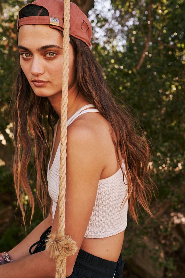 Smocked Crop Tank #3