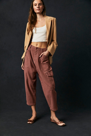 Bay To Breakers Trousers at Free People in Elderberry Tea, Size: XS