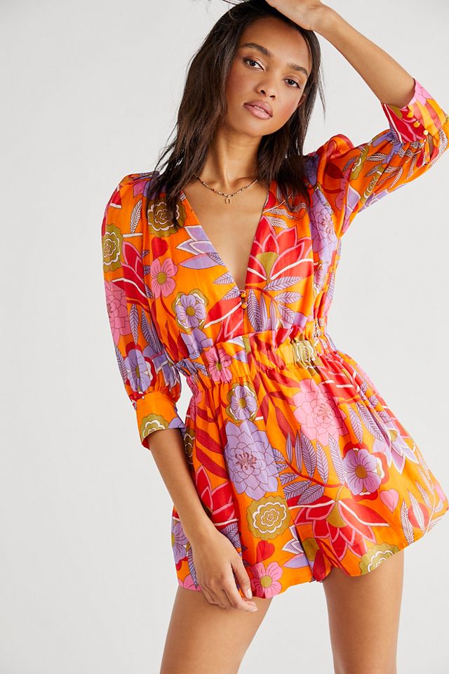 Alice mccall orange outlet dress