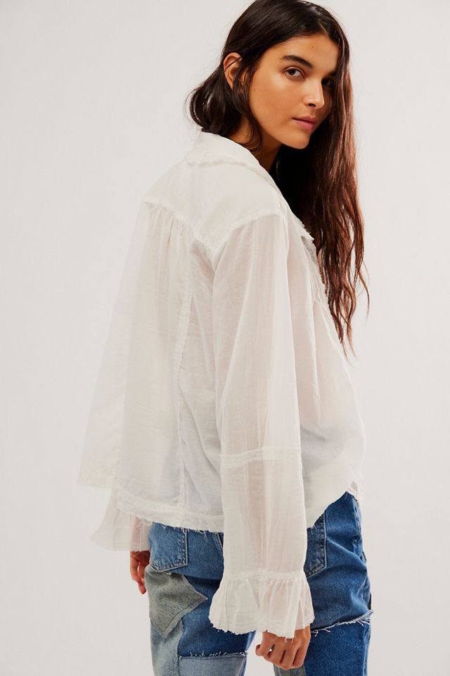 We The Free Savannah Ruffle Buttondown | Free People