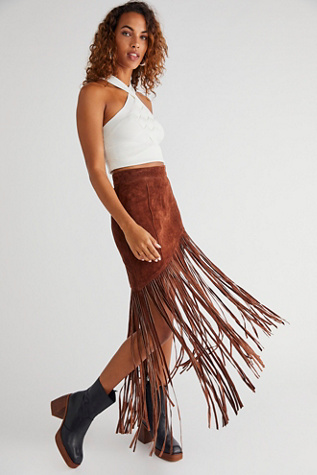 fringe skirt