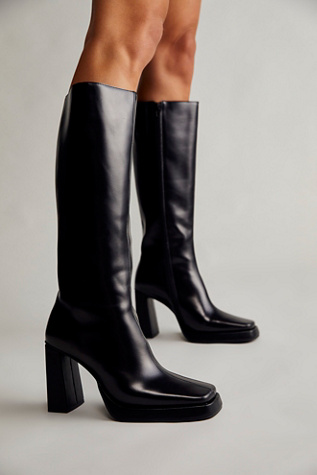 Taysha Tall Boots by Jeffrey Campbell at Free People in Black, Size: US 7.5