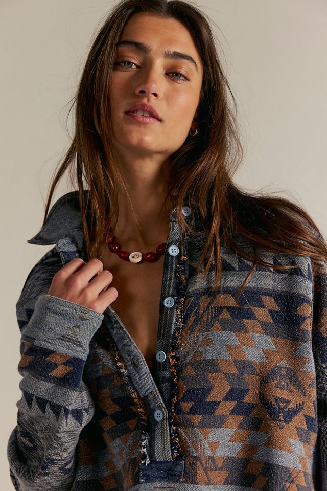 Free people aztec on sale sweater