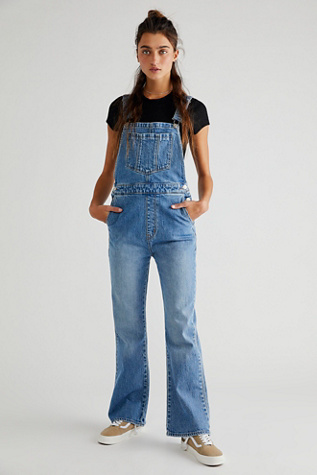 Free People Rolla's Dusters Crop Bootcut Overalls - 64622301