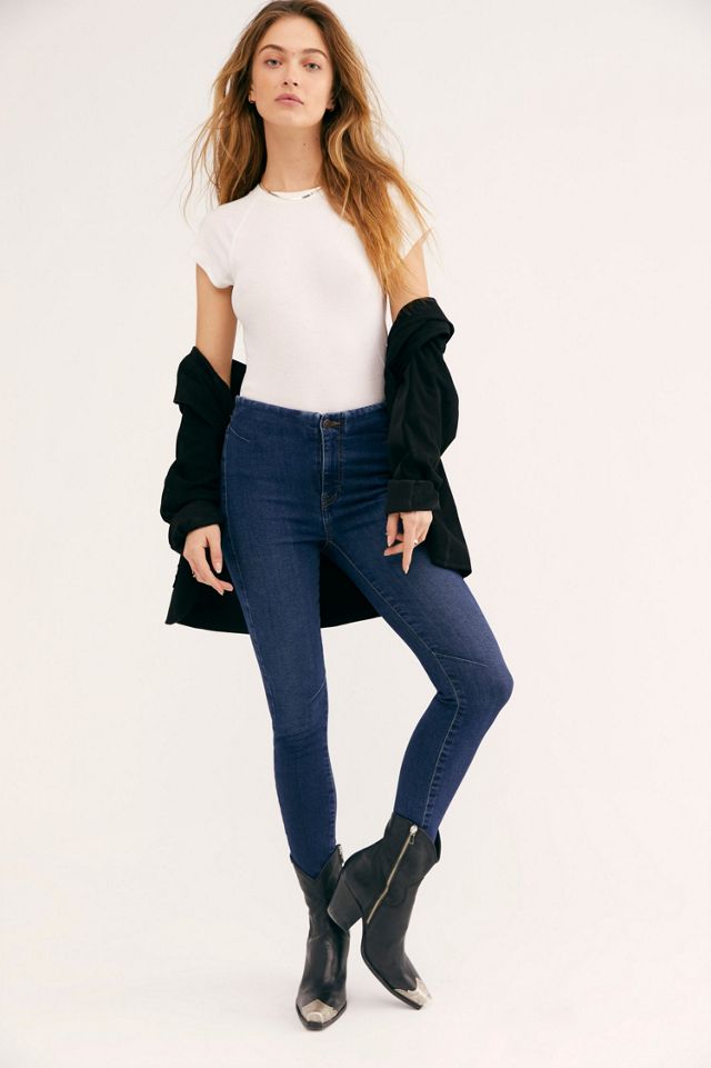 Miles Away Skinny Jeans Free People